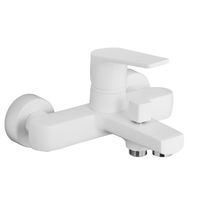 Набор смесителей 3 в 1 для ванны Azario TREYA, белый матовый арт-AZ-156805126+AZ-156845026+AZ-157820226 — фото 1, Смеситель для ванны