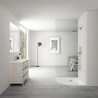 Поддон для душа из искусственного камня VST-4SQ8080W, 800*800*25, белый матовый — фото 1, Душевые поддоны из искусственного камня