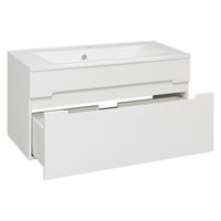 Тумба подвесная OLIVIA 100 /1 ящ/ AQUA DE MARCO 2100COLI/H — фото 3, Тумбы под раковину