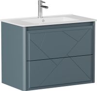 Тумба под раковину Allen Brau Paris 80 1.360001.BGM синий матовый — фото 2, Тумбы под раковину