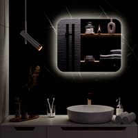 Зеркало с LED-подсветкой MILAN (50*60) /AQUA DE MARCO MIL50/60 — фото 6, Зеркала в ванную комнату
