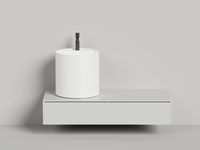 Раковина накладная ARMONIA ROUND TOP 03
без отверстия под смеситель
 покраска по RAL полностью 130413TGF — фото 1, Раковины