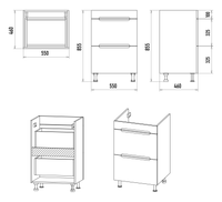 Тумба под раковину арт-Э-Бай06055-022Я — фото 11, Тумбы под раковину