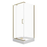 ДО "Терра-Голд", 90х90, квад. низ. подд. (3 места+сифонD90мм) арт-Щ0000073931 — фото 3, Квадратные душевые уголки