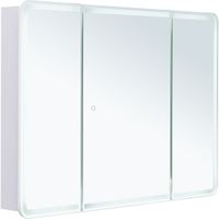 Зеркальный шкаф Aquanet Оптима 110 с LED подсветкой арт-00341428 — фото 6, Зеркальные шкафы в ванную