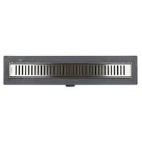 Душевой лоток AZARIO STICK 700 мм, боковой слив D40, пластиковый, решетка из нержавеющей стали арт-AZCP11-70 Stick — фото 1, Трапы для душа