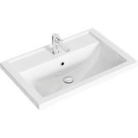 Напольная тумба в цвете дуб балтийский с двумя ящиками с умывальником арт-FRG0107DB+FRGN440 — фото 1, Тумбы с раковиной