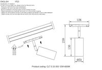 Светильник трековый магнитный арт-CLT 0.33 003 12W BS 4000K — фото 6, Трековые светильники