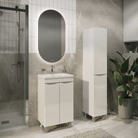 Товар: Тумба напольная "ВИСТА-50 см" с 2-мя двер., белый глянец (ум. Alice-50) 105063 - фото 2 Тумба напольная "ВИСТА-50 см" с 2-мя двер., белый глянец (ум. Alice-50) 105063 — фото 2, Тумбы под раковину