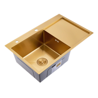 Кухонная мойка Splenka S705.7850.03, золотой сатин — фото 1, Кухонные мойки