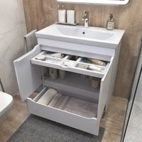 Тумба под раковину VIGO Grani 80 напольная белый (286) — фото 3, Тумбы под раковину