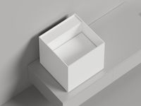 Раковина накладная ARMONIA SQUARE TOP 03 
без отверстия под смеситель 130523TM — фото 10, Раковины