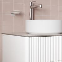 Тумба подвесная со столешницей IDDIS Aiger 120 см, белый арт-AIG12W0i95K — фото 1, Тумбы под раковину