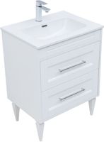 Товар: Тумба с раковиной Aquanet Бостон new 60 (Flat) цв.белый сатин 00345364 - фото 6 Тумба с раковиной Aquanet Бостон new 60 (Flat) цв.белый сатин 00345364 — фото 6, Тумбы с раковиной