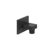 Шланговое подсоединение, Gessi, Rettangolo shower, стандарт подвода воды-1/2", цвет-Black XL арт-20169.299 — фото 1, Шланговые подключения