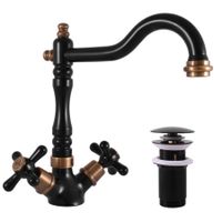 Смеситель Morava retro для биде с донным клапаном пласт., арт-MK121.5/8CMATSM — фото 1, Смесители для биде