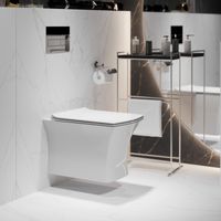 Товар: Унитаз подвесной Grossman (510х350х360) безободковый,белый с тонкой крышкой,микролифт,1 место арт-GR-4461S - фото 3 Унитаз подвесной Grossman (510х350х360) безободковый,белый с тонкой крышкой,микролифт,1 место арт-GR-4461S — фото 3, Подвесные унитазы