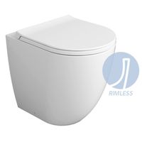 Унитаз SIMAS VIGNONI XS напольный приставной безободковый цвет белый VI26 — фото 1, Подвесные унитазы