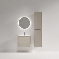 Тумба подвесная SANCOS Snob R 590х390х500, c двумя ящиками оснащенными доводчиками, Beige Soft , арт. арт-SNR60/39CE — фото 3, Тумбы под раковину