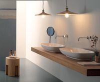 Раковина GLOBO STOCKHOLM на столешницу без отверстий цвет белый арт-LA071BI — фото 2, Раковины встраиваемые сверху