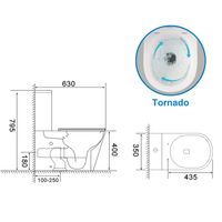 Товар: Унитаз-компакт Azario LANDER 350х630х795 напольный, безободковый, слив "Торнадо" с быстросъемным сиденьем "Микролифт" арт-AZ-1257A - фото 14 Унитаз-компакт Azario LANDER 350х630х795 напольный, безободковый, слив "Торнадо" с быстросъемным сиденьем "Микролифт" арт-AZ-1257A — фото 14, Напольные унитазы