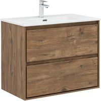 Товар: Тумба под раковину Aquanet Милан 80 дуб рустикальный 00336379 - фото 1 Тумба под раковину Aquanet Милан 80 дуб рустикальный 00336379 — фото 1, Тумбы под раковину