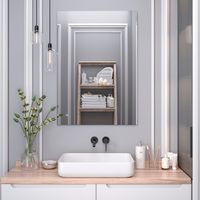 Зеркало с LED-подсветкой SIRIUS (70*100) /AQUA DE MARCO SIR70/100 — фото 3, Зеркала в ванную комнату