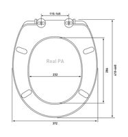 Сиденье BERGES Real PA арт-020301 — фото 7, Сиденья для унитаза