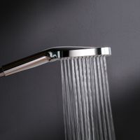 F028F000 Func, ручной душ 103х257мм, 3 функции, хром — фото 1, Лейки для душа