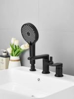 Смеситель на борт ванны BELZ, черный, арт-B66713-7 — фото 4, Смесители на борт ванны