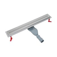 Лоток душевой, сифон 360, комбинированный затвор, перфорированная решетка, 700мм, хром, IDDIS, арт-975B7SB20DZ — фото 2, Душевые лотки