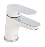 Смеситель для раковины Fiore KEVON CHIC , хром/белый арт-81WX8120 — фото 1, Смесители для раковины