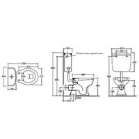 Товар: Унитаз GLOBO PAESTUM напольный цвет белый PA002BI - фото 3 Унитаз GLOBO PAESTUM напольный цвет белый PA002BI — фото 3, Напольные унитазы