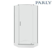 Ограждение VIVA90B N душевое Ceruttispa без поддона (90x90x195) — фото 318, Прямоугольные душевые уголки