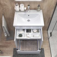 Тумба под раковину VIGO Grani 60 напольная белый (284) — фото 4, Тумбы под раковину