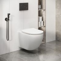 Товар: Унитаз подвесной Grossman (520х360х375) безободковый,смыв торнадо,белый матовый с тонкой крышкой,микролифт,1 место арт-GR-4411MSQ - фото 7 Унитаз подвесной Grossman (520х360х375) безободковый,смыв торнадо,белый матовый с тонкой крышкой,микролифт,1 место арт-GR-4411MSQ — фото 7, Подвесные унитазы