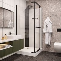 Кабина MiMi90B душевая Ceruttispa (90x90x215-225) — фото 3, Душевые кабины