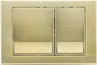 KK-POL SPP/028/BG/K M06 Пластиковая панель смыва для инсталляции, цвет золото брашированное — фото 1, Панели