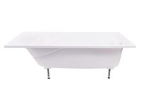 Ванна MIRA 180см из литьевого мрамора NOVA GEL с металлическими ножками/ Aqua de Marco 1180WMIR_GEL — фото 5, Ванны