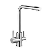 Смеситель для кухни с подключением фильтра G.Lauf ZAP18-A090, нержавеющая сталь — фото 1, Смесители для кухни