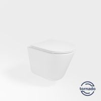 Унитаз подвесной Tornado Vito , ультратонкое soft-close сиденье арт-VT1-23T — фото 2, Подвесные унитазы