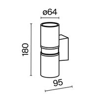 Товар: Настенный светильник (бра) Outdoor O582WL-02B - фото 10 Настенный светильник (бра) Outdoor O582WL-02B — фото 10, Уличное освещение