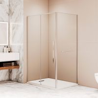 Душевой уголок RGW SV-42-1 (SV-12 + Z-060-2) 1400x1000, профиль хром, стекло прозрачное, арт-323242140-011 — фото 2, Прямоугольные душевые уголки