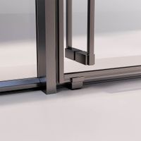 Товар: Душевая дверь раздвижная Premium Prato 300 GR-L, 1500х2000, графит брашированный, стекло прозрачное PR3/L-150-01-GR-C4 - фото 3 Душевая дверь раздвижная Premium Prato 300 GR-L, 1500х2000, графит брашированный, стекло прозрачное PR3/L-150-01-GR-C4 — фото 3, Раздвижные душевые двери