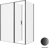 Душевой уголок Allen Brau Priority 160x90 3.31039.BBA + 3.31045.BBA черный браш 3.31039.BBA + 3.31045.BBA — фото 4, Прямоугольные душевые уголки