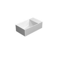 Товар: раковина подвесная/накладная KUBE X 40x23 без отверстия под смеситель, без перелива белый арт-9484011 - фото 2 раковина подвесная/накладная KUBE X 40x23 без отверстия под смеситель, без перелива белый арт-9484011 — фото 2, Раковины подвесные