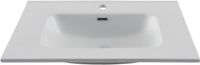 Раковина Aquanet Flat 70 белая матовая арт-00330430 — фото 4, Раковины встраиваемые сверху