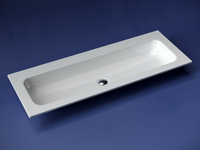 Раковина накладная мебельная Grace прямоугольная, без отверстия под смеситель 1210x457x137 мм, цвет белый, арт. арт-CN7016wx — фото 2, Раковины накладные