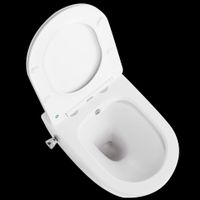 подвесной унитаз-биде ceramalux арт-2196-BD — фото 1, Подвесные унитазы