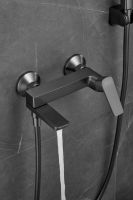 Смеситель для ванны с душем BELZ, оружейная сталь, арт-B60715-3 — фото 10, Смеситель для ванны